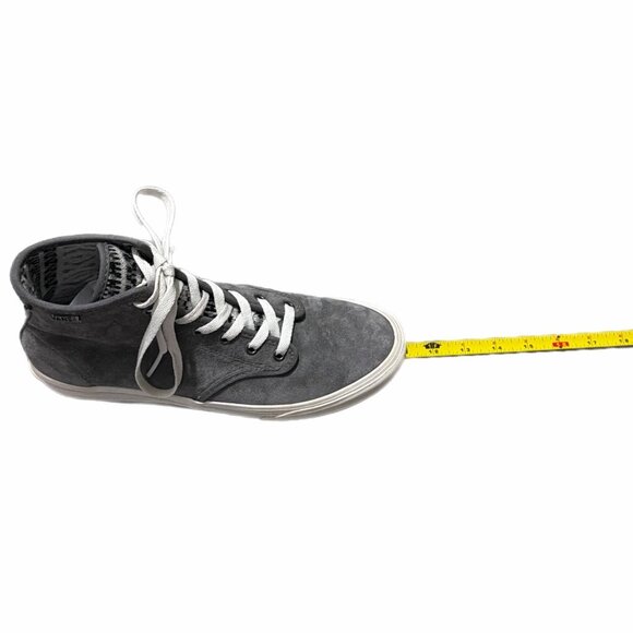 Vans Sneakers Womens 9.5M Gray Suede High Top Camden Skater Grunge Tomboy Urban - Picture 8 of 16